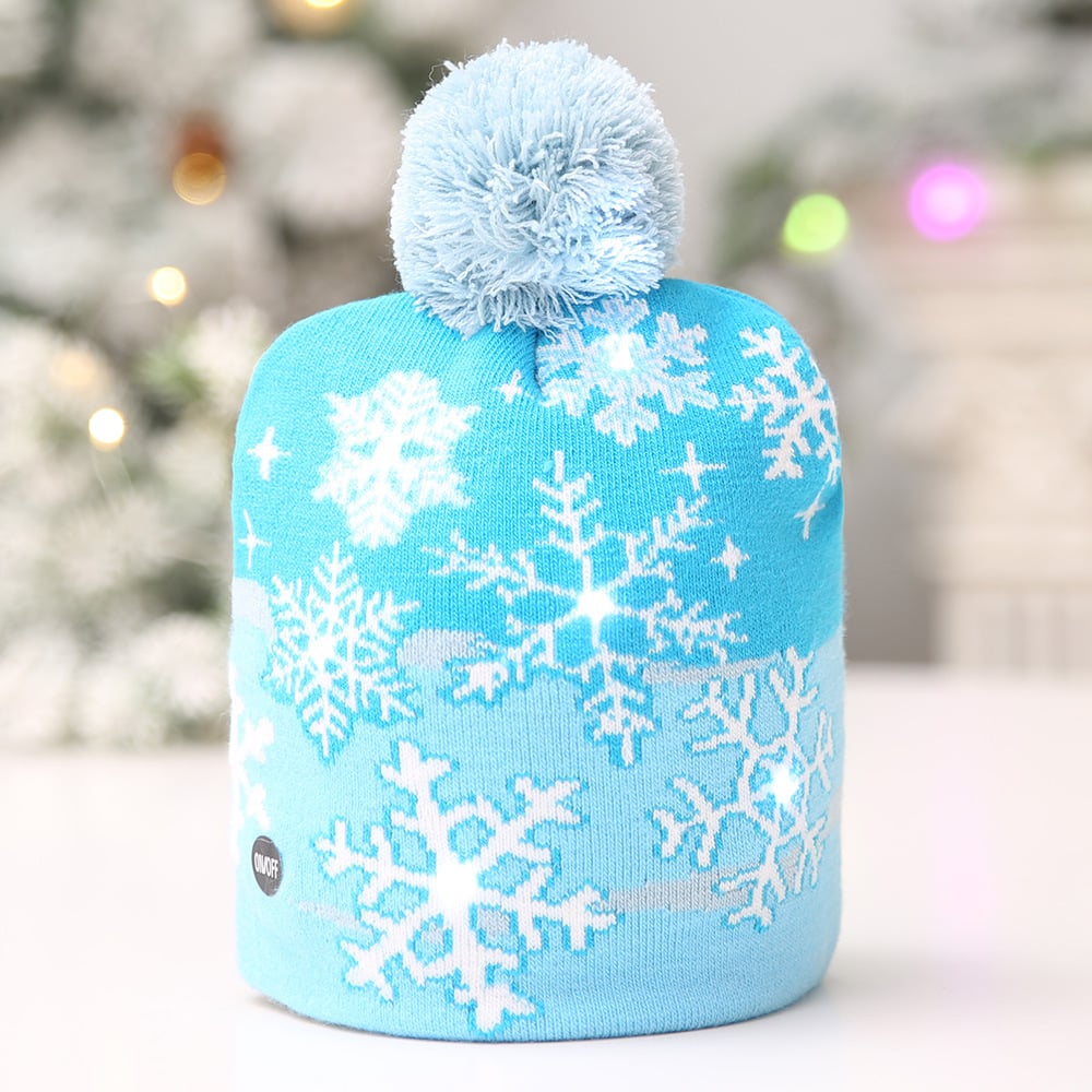 🎁 Christmas Sale 49% OFF- Christmas LED Light Knitted Beanies
