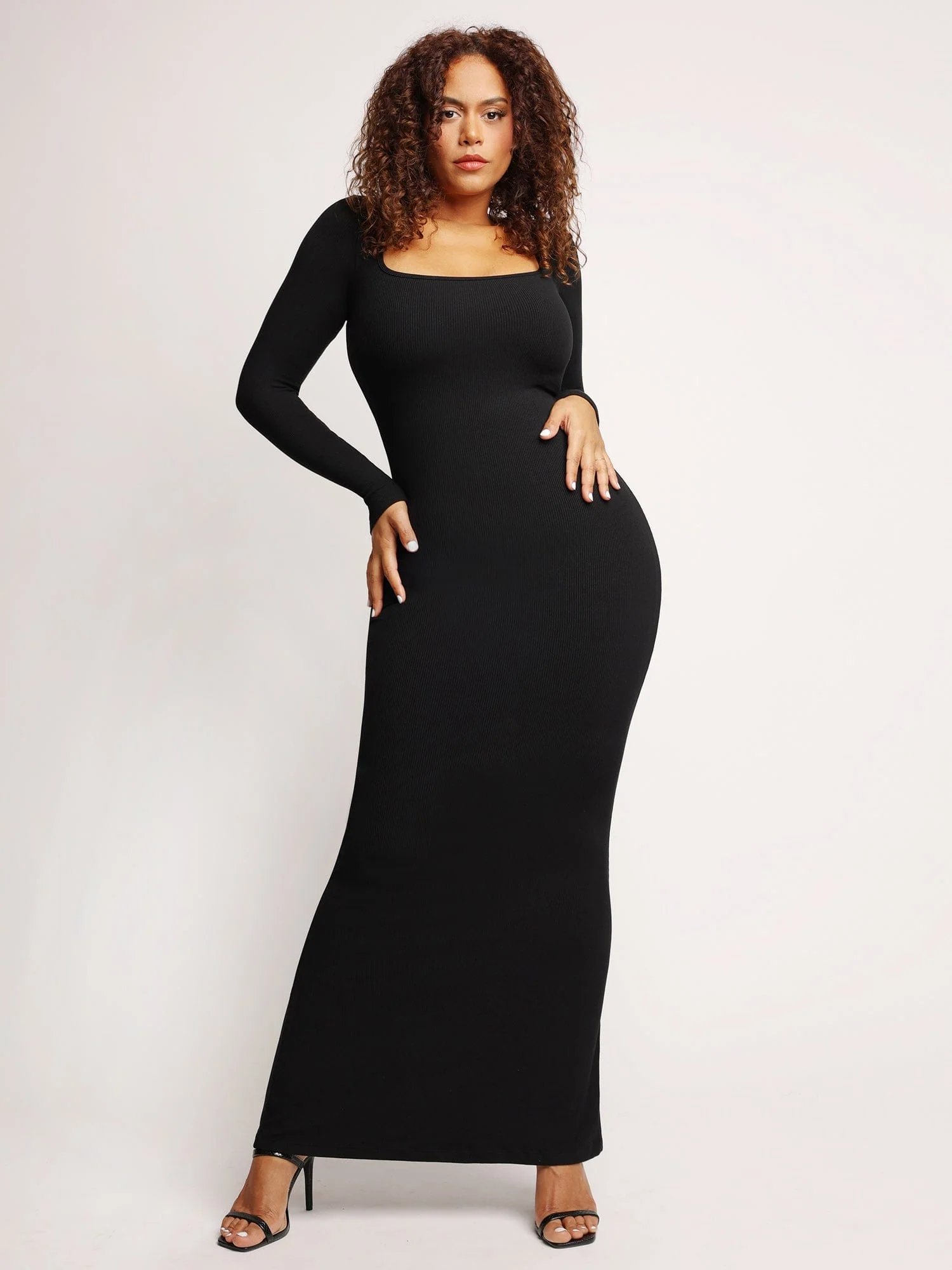 Built-in Shapewear Modal Soft Lounge Dresses