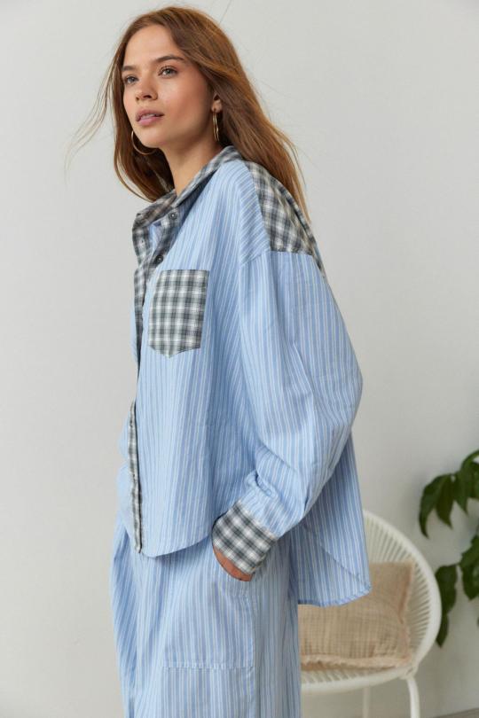 🔥Letzten Tag -70 % RABATT - Rosa lockeres Pyjama-Set