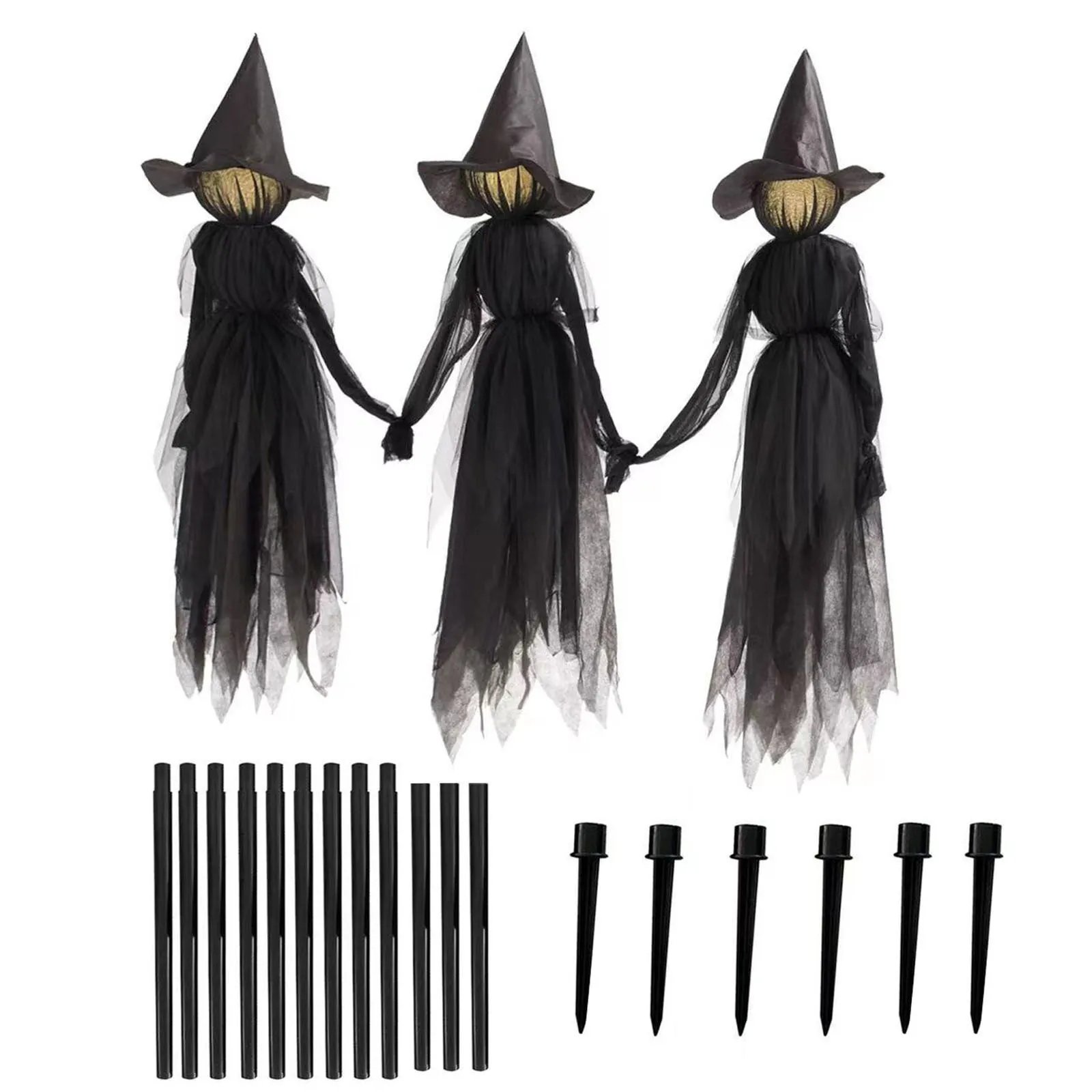 🎃2025 Halloween Sale 59% OFF🧙‍♀️✨Lighted Halloween WitchStakes