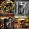 🔥Last 4 hours 49% OFF 🕯️-Lord of the Rings Themed Candle