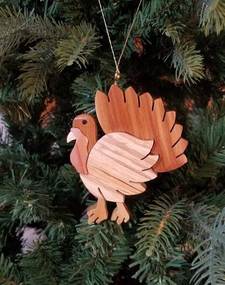 🎄🎅Christmas Presale - 49% OFF🎄-Hand-Carved Wooden Animal Christmas Ornaments