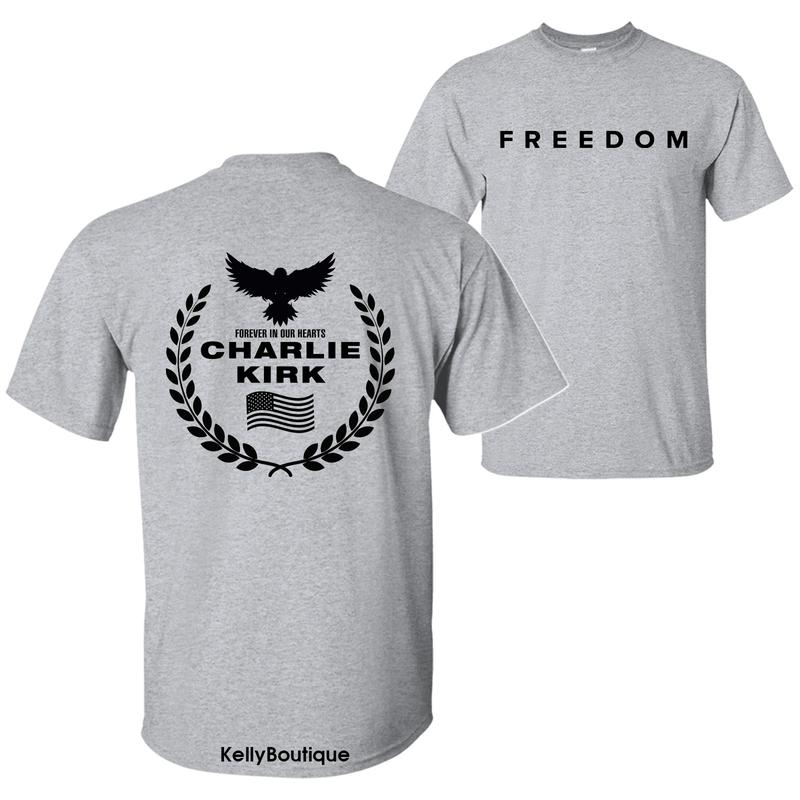🙏60% OFF For Charlie's Fans - 🎗️🕊️Charlie Kirk Memorial T-shirt