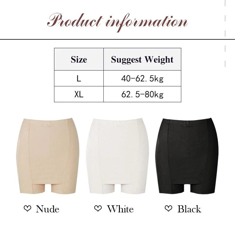 Double-layer Front Crotch Ice Silk Safety Shorts