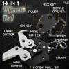 (🔥Early Christmas Sale - 49% OFF) 14 in 1 Hexagon Multi-tool Keychain