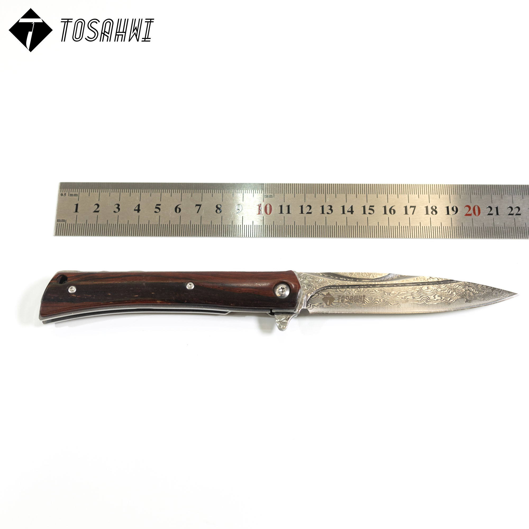 TOSAHWI HANDMADE Sandalwood Handle Folding Blades-69547