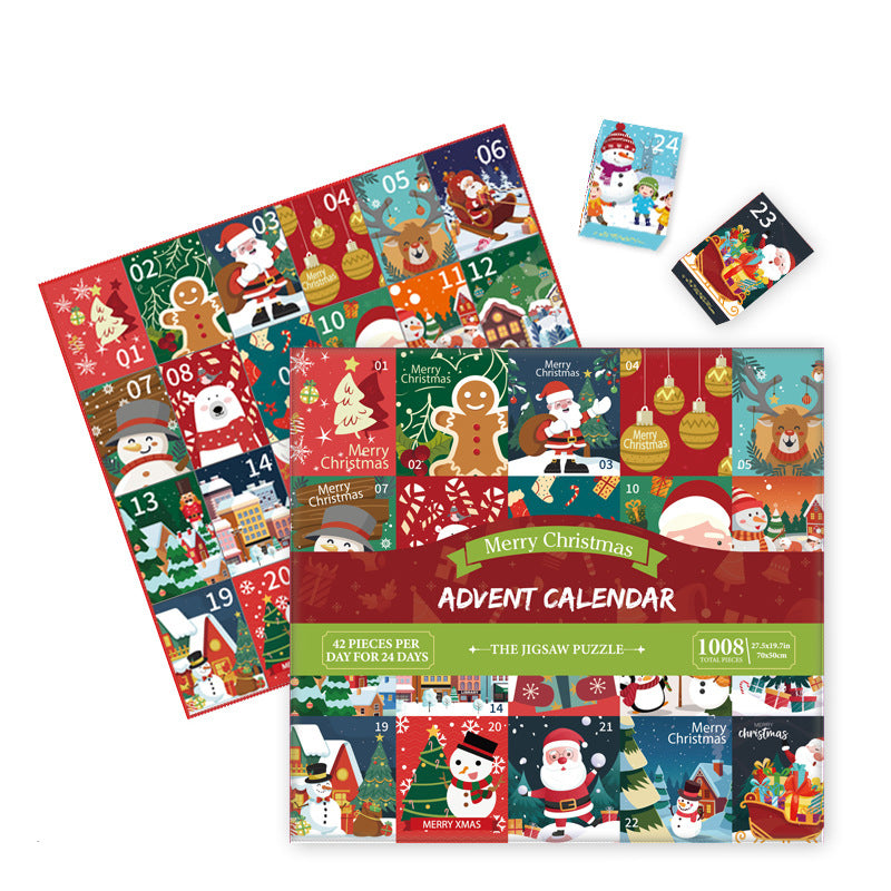 🔥EARLY CHRISTMAS SALE - 50% OFF🎄Advent Calendar 2024 Christmas Jigsaw Puzzles