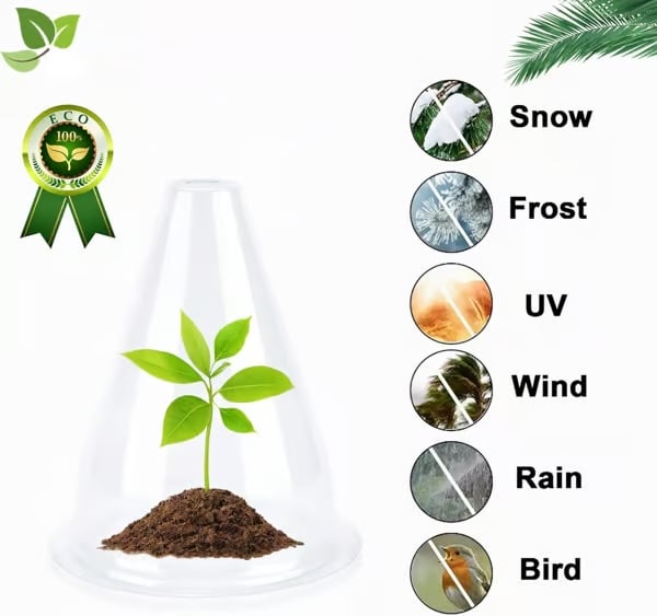🌿Gardening Greenhouse Plant Covers 🌱Reusable, light-transmitting and breathable💪Prevent🐛insect🐓Poultry❄Frost🌧Rain🌪Wind
