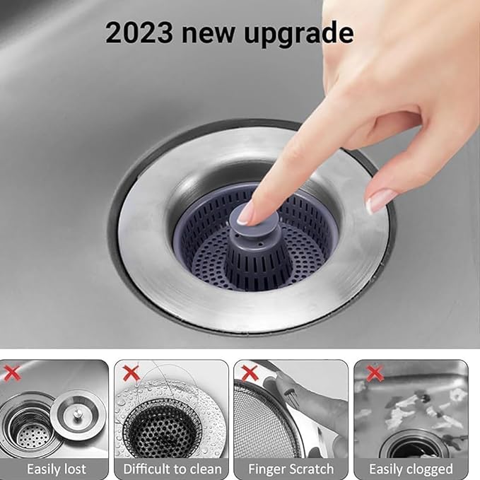 🔥 Hot Sale 50% OFF -Stainless Steel Sink Strainer