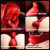 Rose Mucher Lip Biting & Swing Clitoral G Spot Vibrator for Women