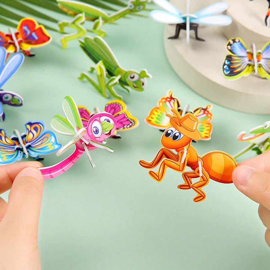 🎁2024 Stocking Stuffer🎁 Creative DIY 3D Insect Puzzle(SET OF 25 PCS)