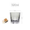 Light Gray Star Edo Kiriko Whiskey Glass