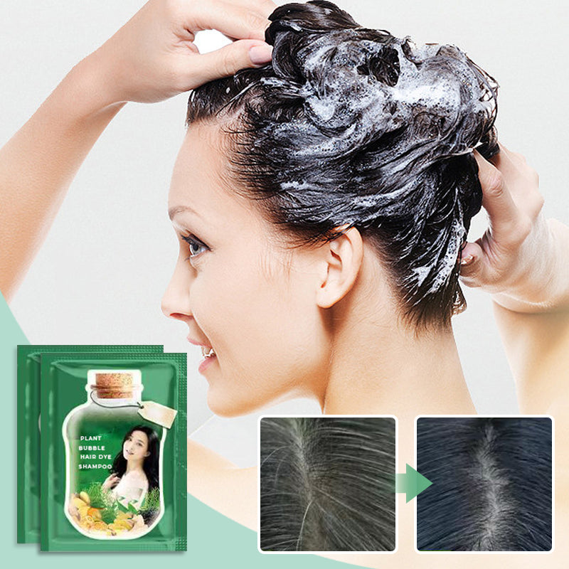 🌲Early Christmas Sale- SAVE 70% OFF🔥10PCS Plant Bubble Hair Dye Shampoo