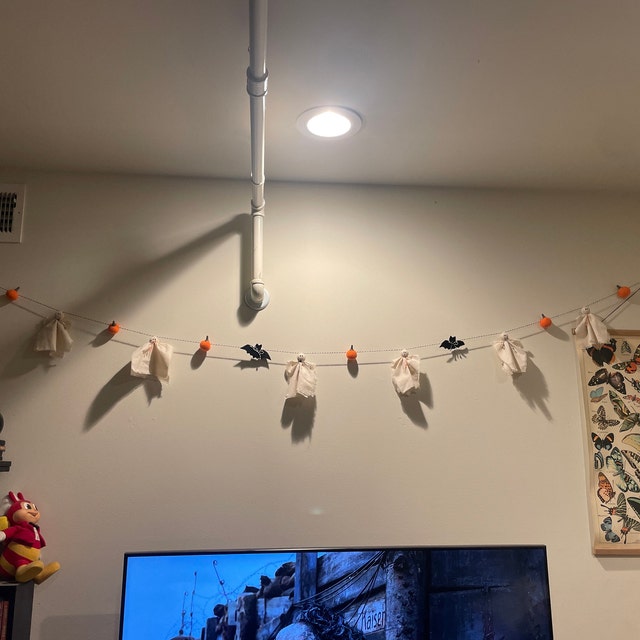 👻Handmade-Ghost Garland Halloween