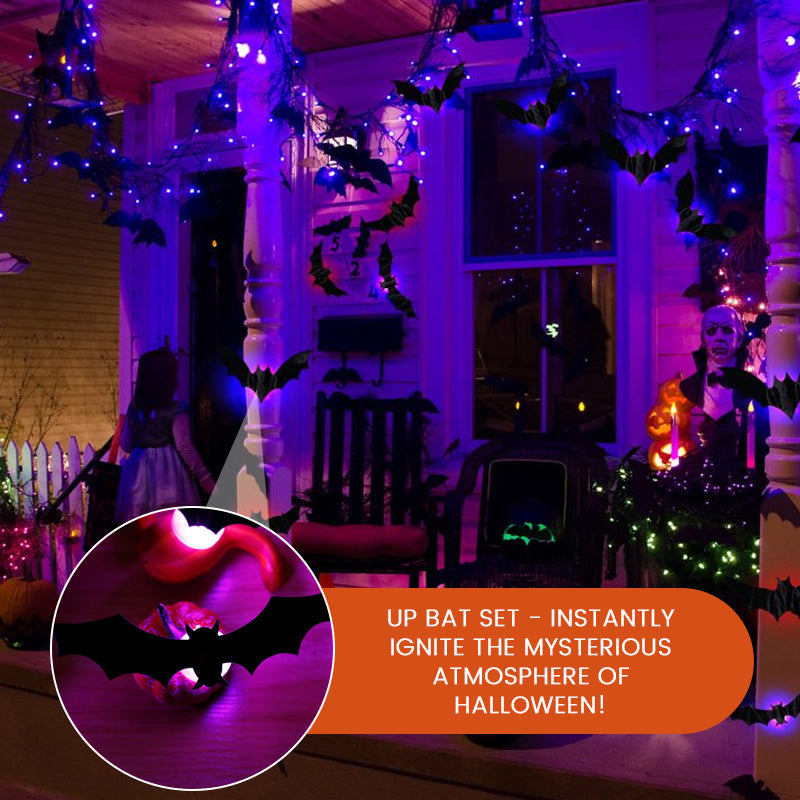 ⏰LAST DAY SALE 50% OFF💥LED Bat Wall Sticker