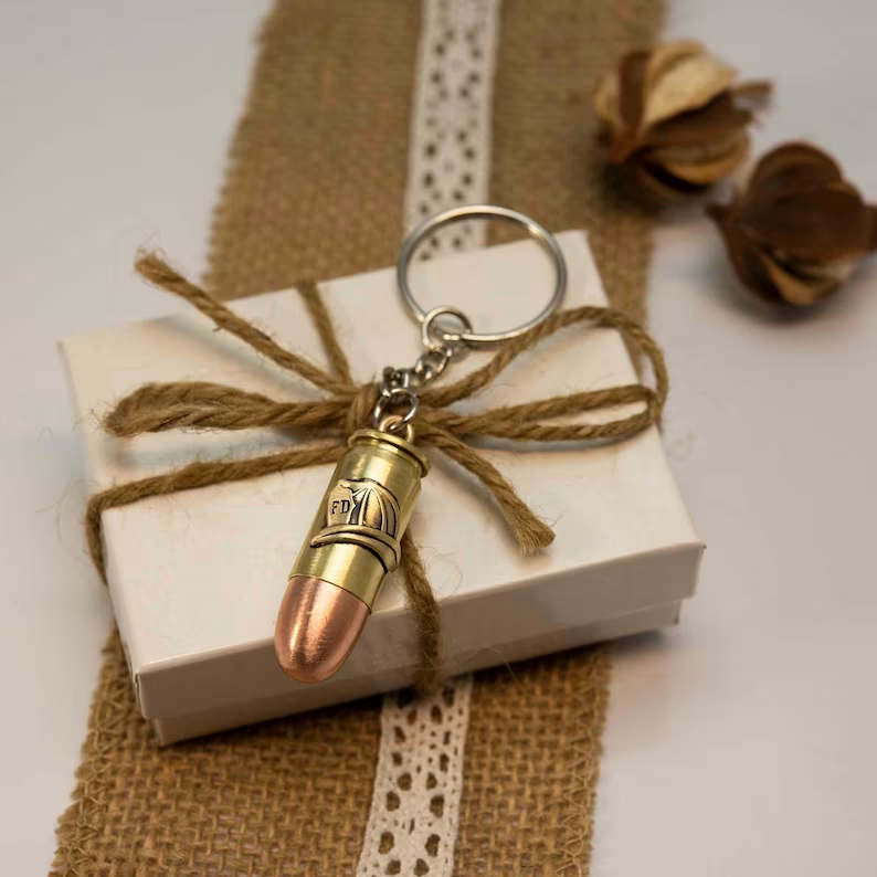 First Aid Bullet Keychain