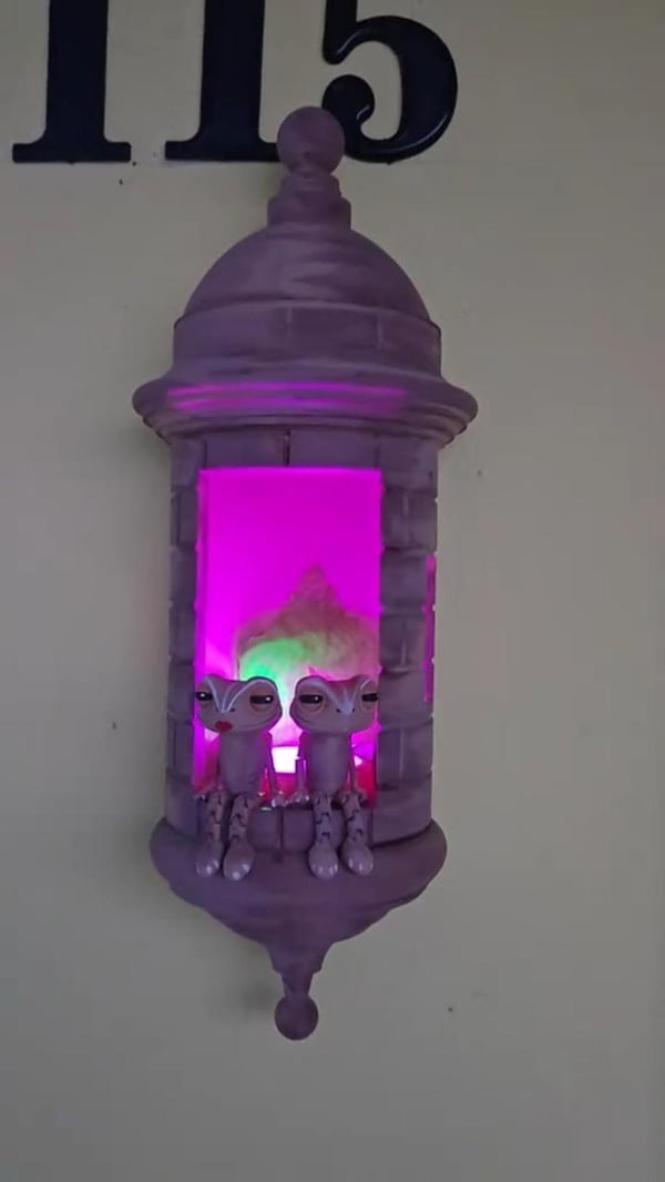 🍂TikTok Fall Sale — Last Day 70% OFF🎉Puerto Rican Garita Wall Coqui Lamp