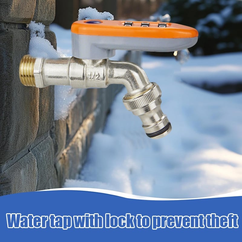 🔥1/2'' Freeze-proof faucet with password lock