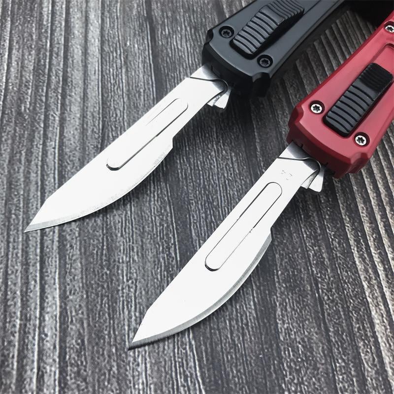 Utility EDC Pocket Retractable Box Cutter With Clip & Replacement Blades