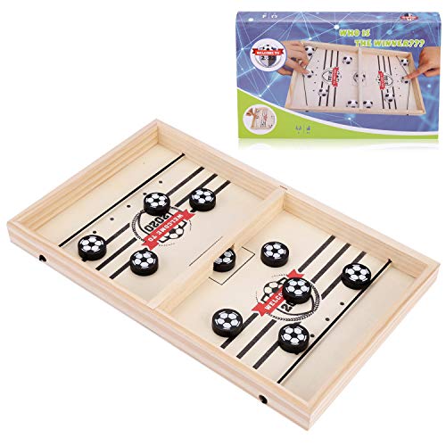 (🔥Last Day Promotion- SAVE 48% OFF)Wooden Hockey Game(BUY 2 GET FREE SHIPPING)