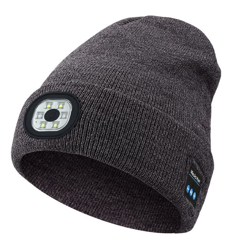 (🔥Black Friday Flash Sale - 49% OFF) Bluetooth Beanie with LED Headlight and Removable Speakers, 🔥Buy 2 GET FREE SHIPPING