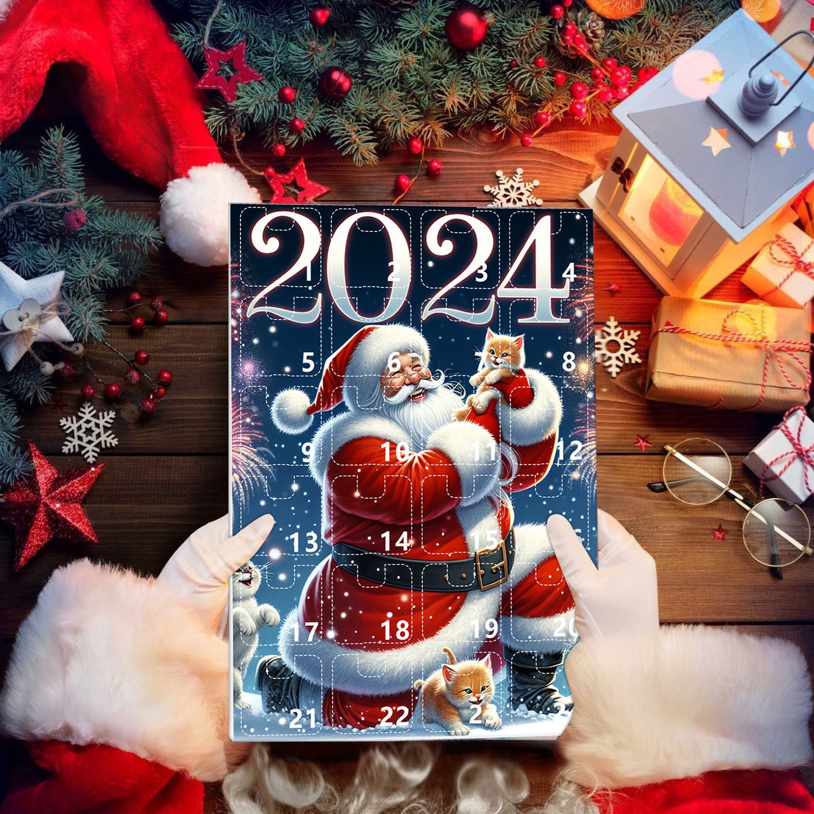 🎅2024 Cat Pendant Christmas Advent Calendar🎁