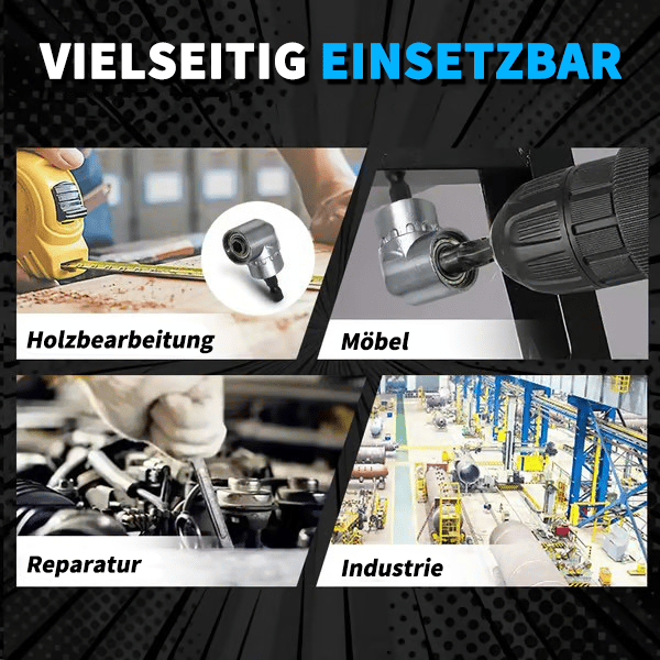 🔥Kaufen Sie 2 und erhalten Sie 1 gratis🔧105-Grad-Rechtswinkeldrilladapter