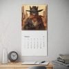 ✨2025 Cat Fantasy and Sci-Fi Wall Calendar 📅