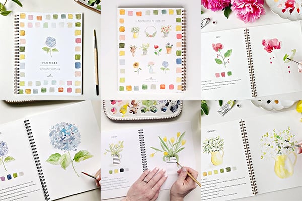 🖼️Beginner-Friendly💕 Watercolor Workbook