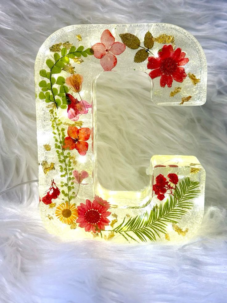 🔥Last Day Promotion 49% OFF🌸Handmade Floral Resin Night Light - FREE SHIPPING