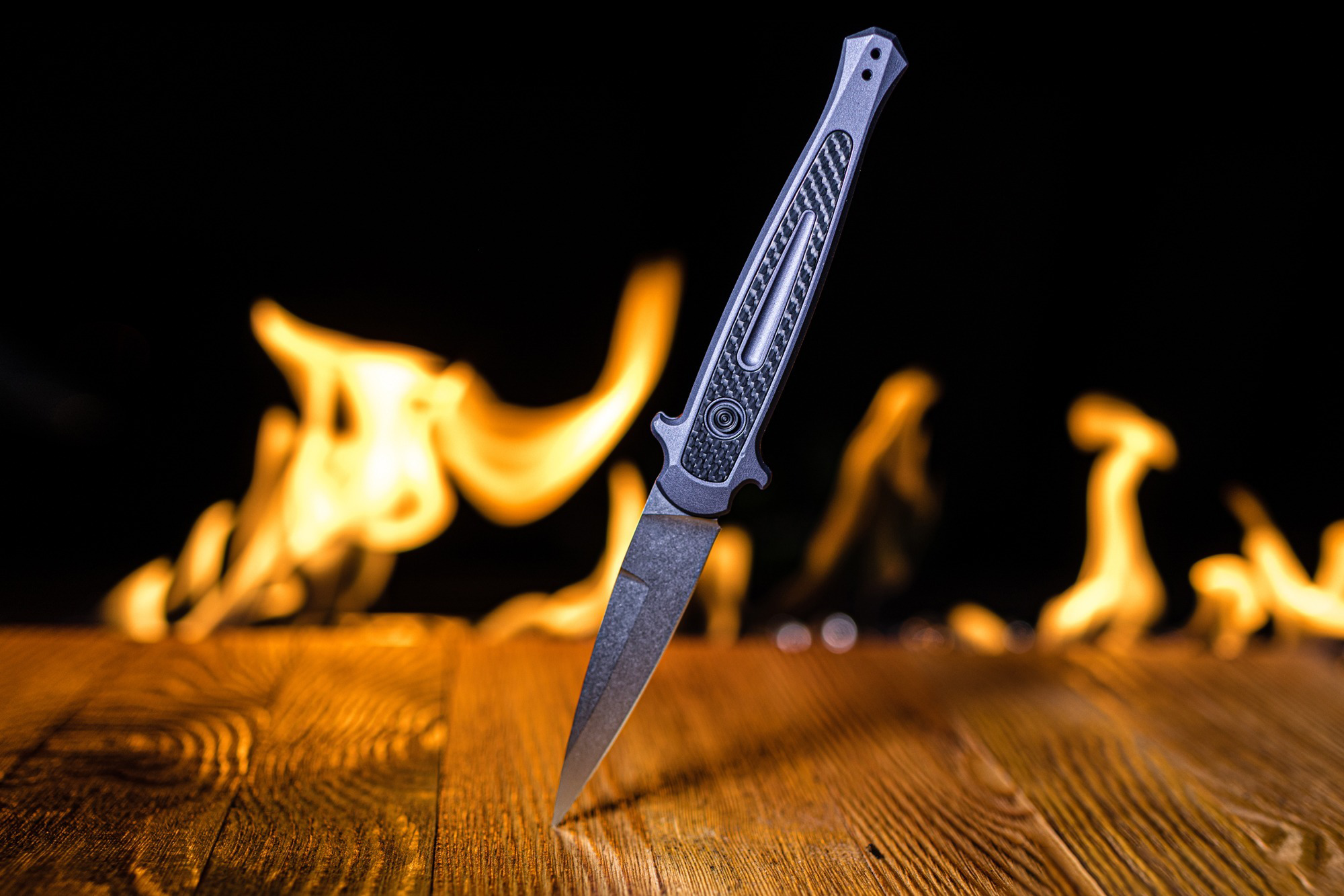 🔥 Last Day Promo - 70% OFF 🎁Launch 8 Stiletto, Gray Aluminum, Carbon Fiber Inlay, CPM-154, Stonewash - 7150 | Buy 2 Get Extra 10% OFF & Free Shipping