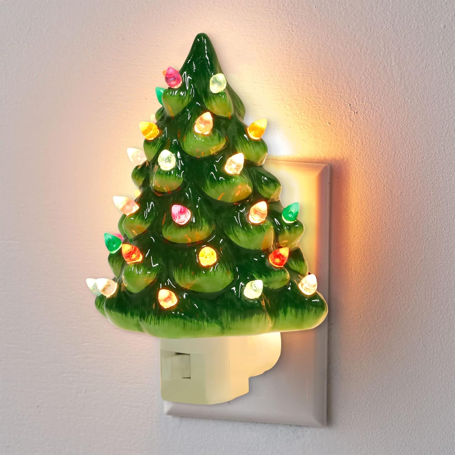 🔥Early Christmas 49% Rabatt🔥Weihnachtsbaum-Nachtlicht aus Keramik