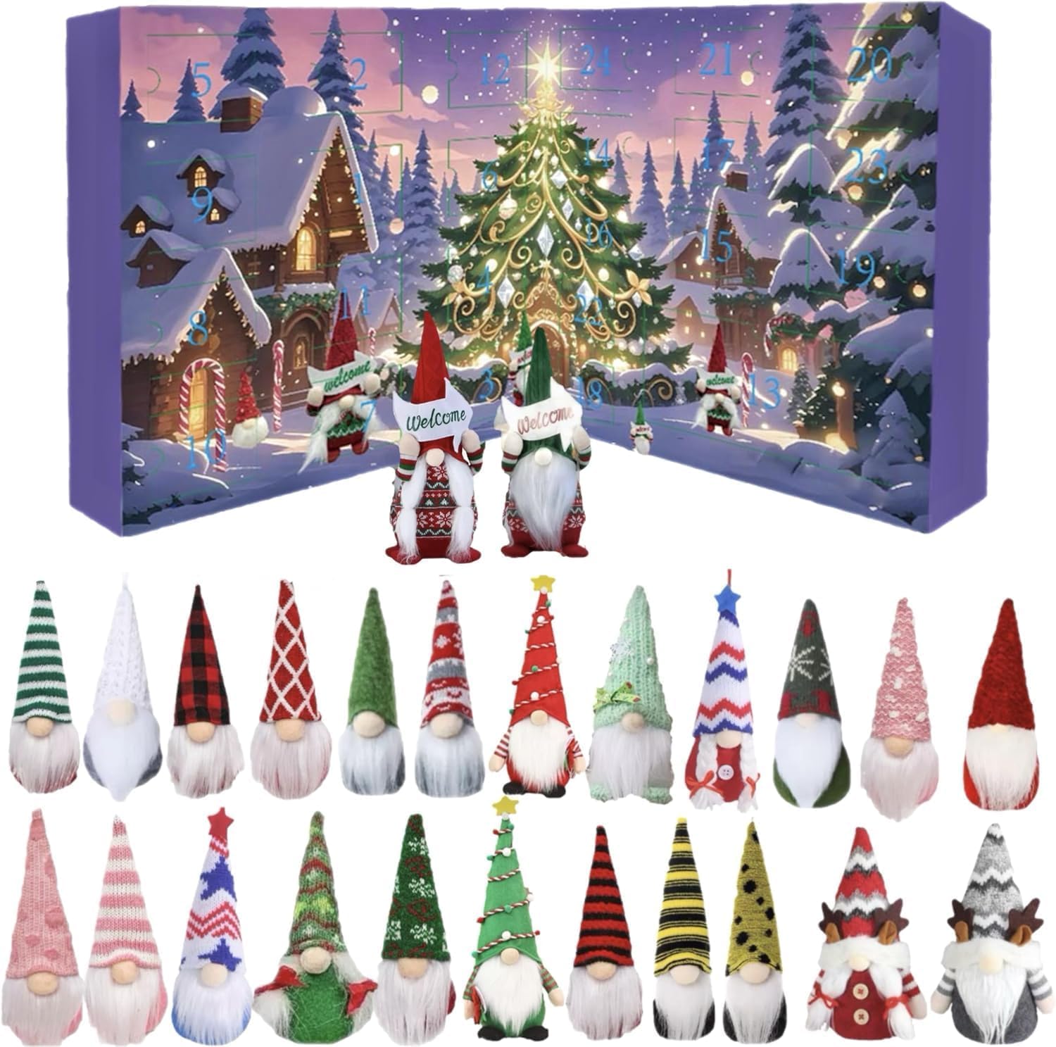 🎁TikTok Last Day Sale - 70% OFF🔥💥New on sale 2025🎅 CLINCLII™ The 2025 Christmas Gnome Advent Calendar 🎁
