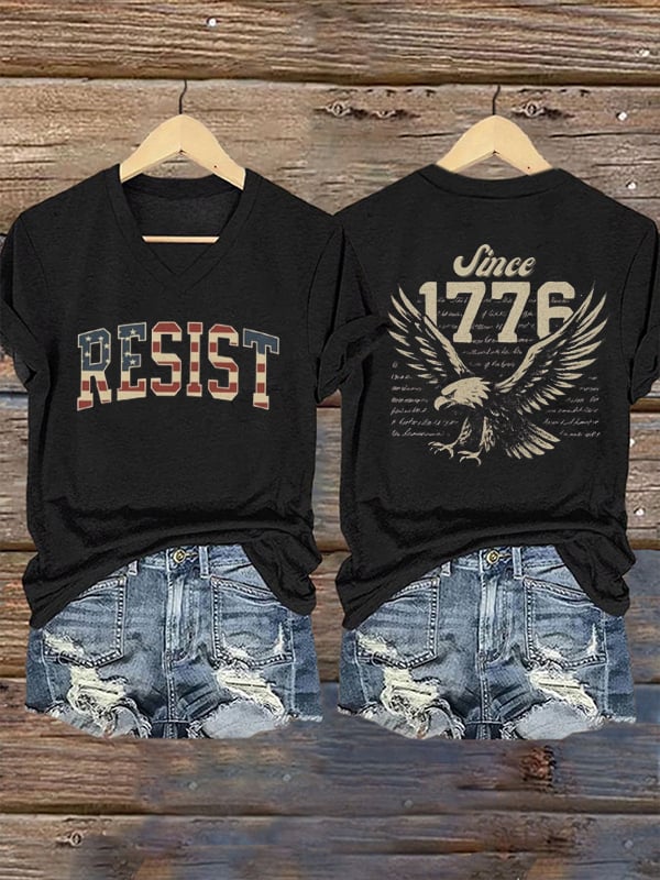 Women's Resist king Printed Short-Sleeved T-Shirt