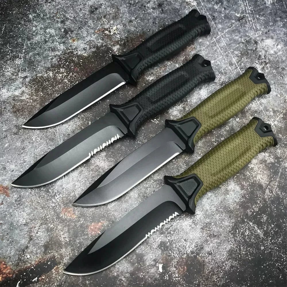 ⚔️ Outdoor Tactical Knife – High-Rigidity Survival & Utility Blade