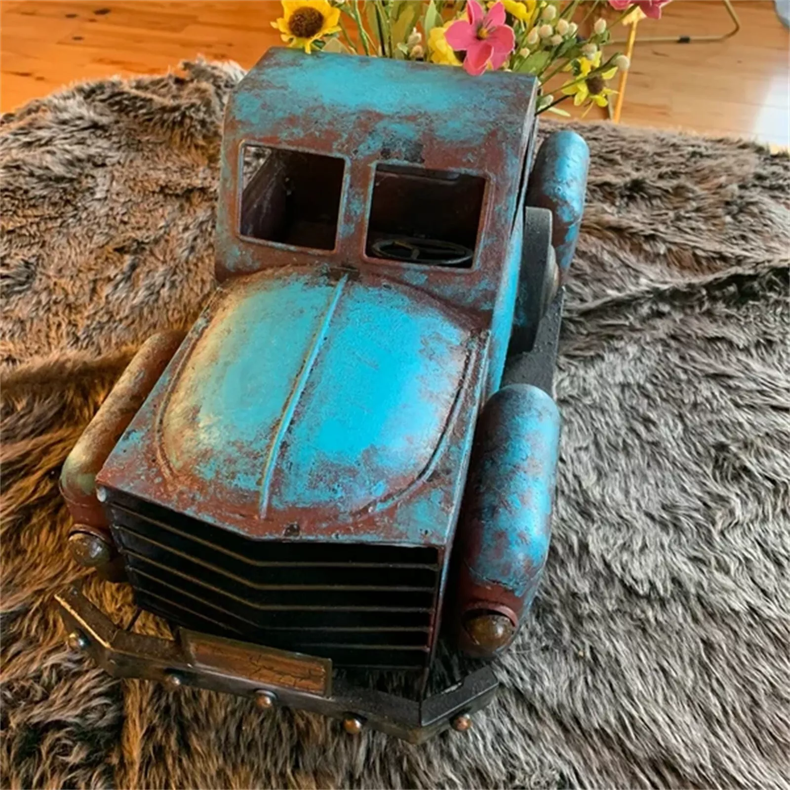 Retro Style Creative Car Flower Pot