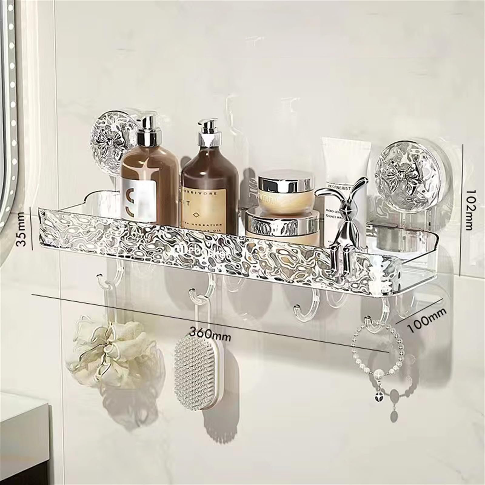 🔥Last Day Promotion - 50% OFF🎁💎Light luxury style punch-free storage rack