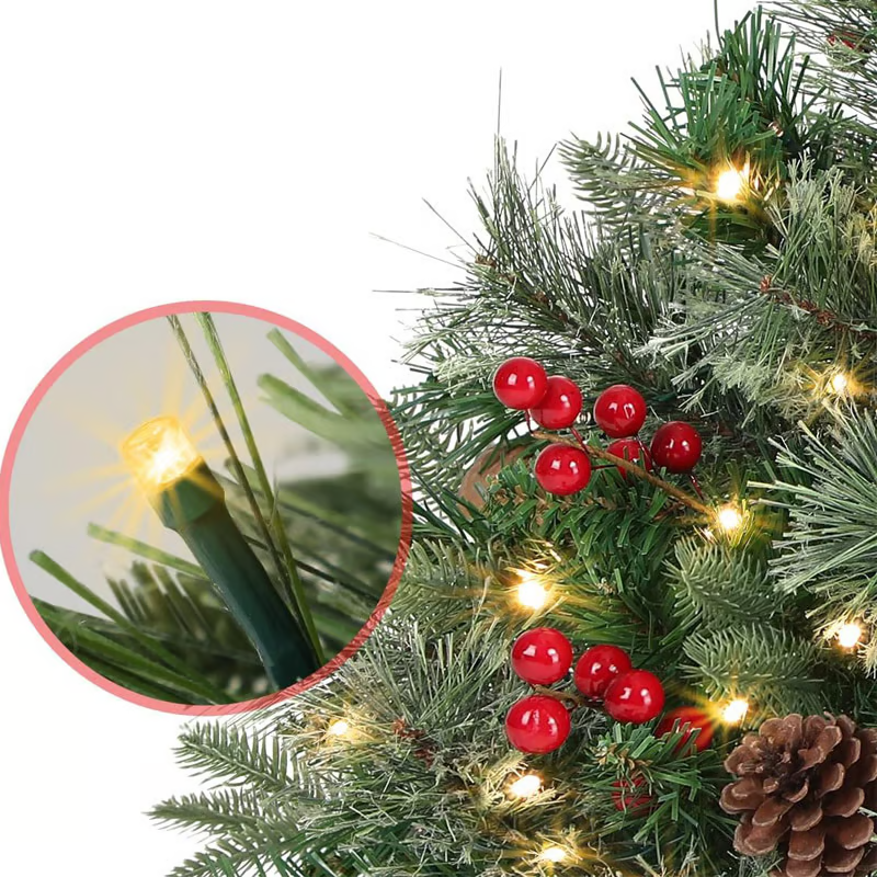 (🌲Christmas Pre-Sale 49% OFF) Pre-lit Artificial Christmas Tree Urn Filler