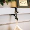 Fireplace Stocking and Garland Hanger