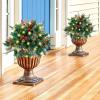 (🌲Christmas Pre-Sale 49% OFF) Pre-lit Artificial Christmas Tree Urn Filler