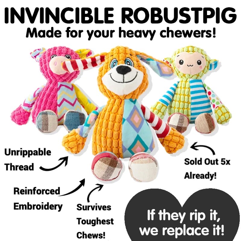 (🌲EARLY CHRISTMAS SALE - 49% OFF) IMMORTAL SQUEAKER PLUSH TOY FOR AGGRESSIVE CHEWERS