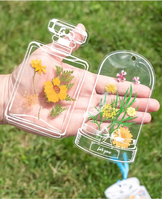 🌼DIY Degradable Plastic Bottle Bookmark Decorations