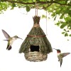 Halloween Special This outdoor hanging birdhouse is spherical, handwoven, and durable. 89% of people will buy this (free shipping).🔥👍One of each style.