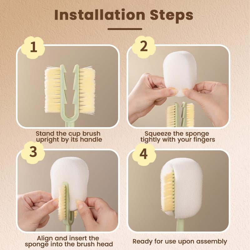 🔥Last Day Promotion 50% OFF🔥5-in-1 Bottle Cleaning Brush (Multifunctional)