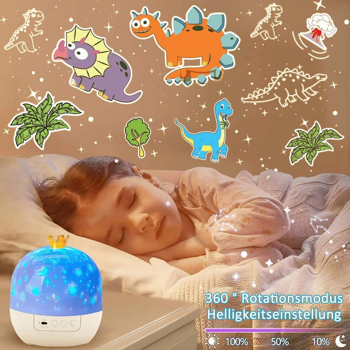 🔥Heißer Verkauf - 50% Rabatt🔥Kinder-Projektionsnachtlicht mit 21Themenfolien