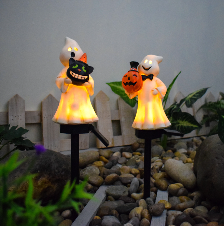 👻Solar Powered Stakes Resin Light Halloween Decor(Buy 2 Get Extra 6% Off && Free Shipping🎁)