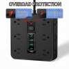 🔥Last Day Promotion 50% OFF🔥16-in-1 Power Strip with Switch & Surge Protection