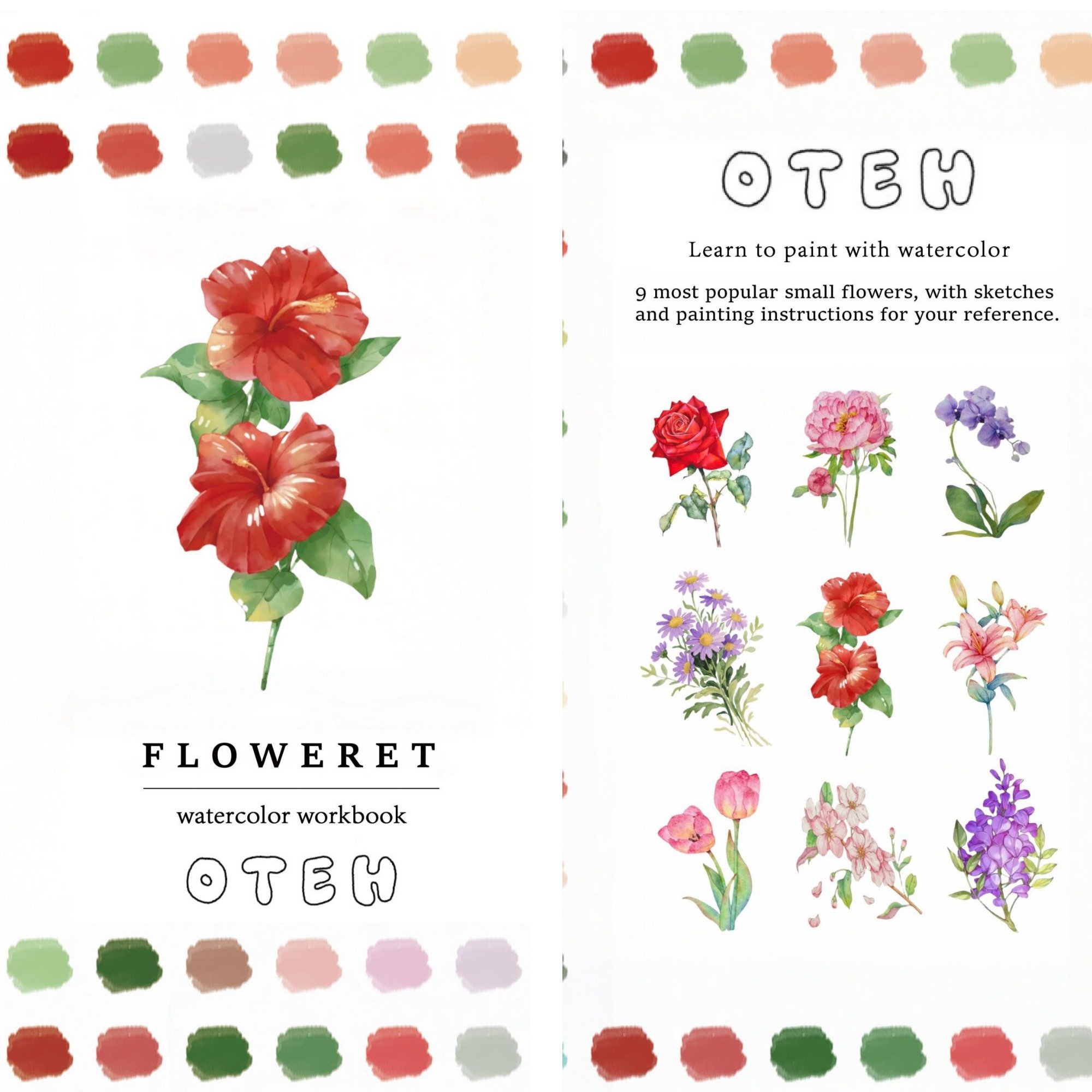 💕𝙊𝙏𝙀𝙃® Watercolor Workbook