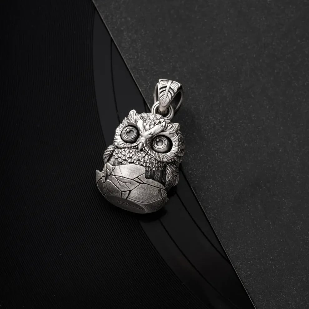🎁TikTok Last Day Sale - 70% OFF🦉Handmade Owl Fidget Pendant