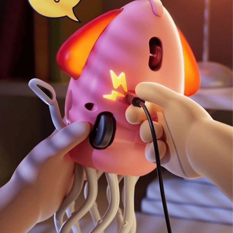 Electric induction magic dancing octopus